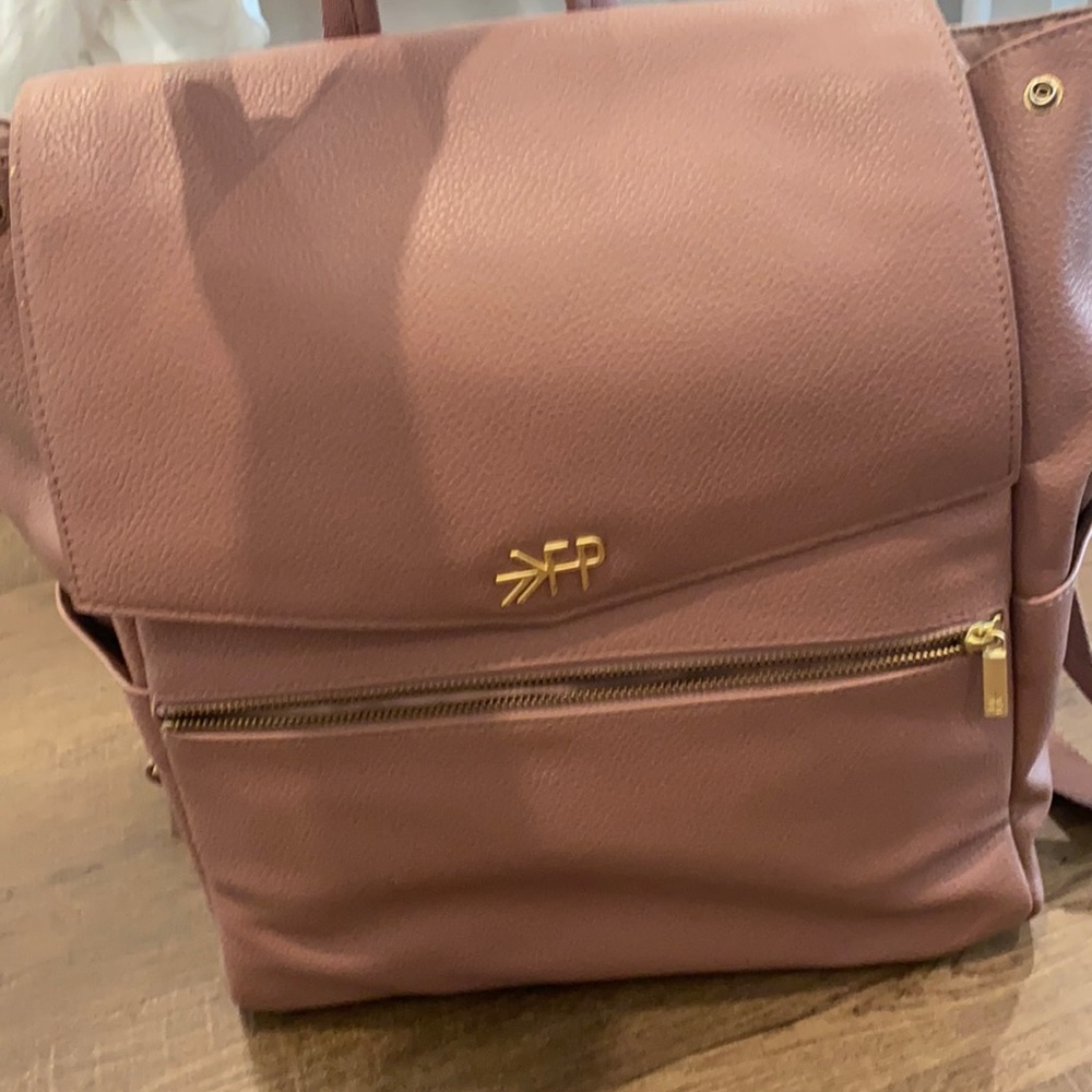 Freshly picked large blush diaper bag